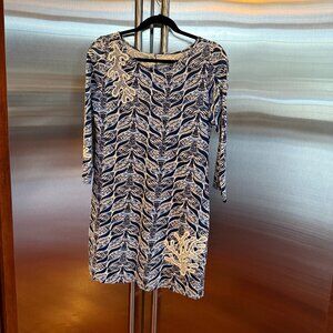 LILLY PULITZER BLUE DRESS, SIZE SMALL